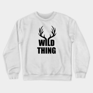 wild thing black Crewneck Sweatshirt